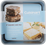 Cuisinart 9-Inch Chef's Classic Nonstick Bakeware Square Cake Pan, Silver Cuisinart