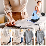 ARJudy Mini Heat Press Machine, Mini Heat Transfer Iron, 3 Settings Levels & Visible Temp, Portable Press Easy for Crafts, T-Shirt, Hats, Shoes, Bags, Cap and Small Vinyl Projects(Blue) ARJudy