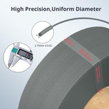 ANYCUBIC PLA Filament Refill 1.75mm, 3D Printer Filament, for Reusable Spools, Dimensional Accuracy +/- 0.02mm, Fit with Most Reusable Spools, 1KG, Texture Grey ANYCUBIC