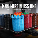 HATCHBOX 1.75mm Dark Green High Speed PETG 3D Printer Filament, Dimensional Accuracy +/- 0.03 mm, 1 kg Spool, Compatible with FDM Printers for Fast, Precise Printing HATCHBOX