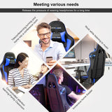 GTRACING Gaming Chair with Speakers Bluetooth Music Video Game Chair Audio Ergonomic Design Heavy Duty Office Computer Desk Chair（Blue） GTRACING