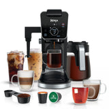 Ninja Drip Coffee Maker With K Cup Combo, DualBrew Pro Specialty Coffee System, Coffee Machine Compatible with K-Cup Pods, 12 Cup Single Serve Coffee Makers with Paper Filter, CFP301 Ninja
