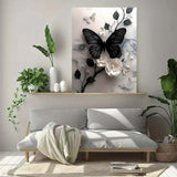 ZHUDENGXJL Butterfly Flower Diamond Art Kits for Adults,5D Full Round Drill Diamond Painting Kits for Beginners,DIY Diamond Dots Paintings Picture Arts Craft for Adults,Home Wall Decor 12 X 16Inch ZHUDENGXJL