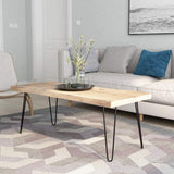 Genius Iron Hairpin Table Legs 16 inch, 3/8" Solid Metal Steel Firm Welding Home DIY for Coffee Table, Bench, Chair with Rubber Floor Protectors, Black, 4 PCS Genius Iron