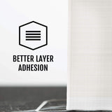 HATCHBOX PETG 3D Printer Filament, Dimensional Accuracy +/- 0.03 mm, 1 kg Spool, 1.75 mm, White HATCHBOX