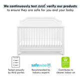 DaVinci Chloe Regency 4-in-1 Convertible Crib in White Greenguard Gold Certified DaVinci