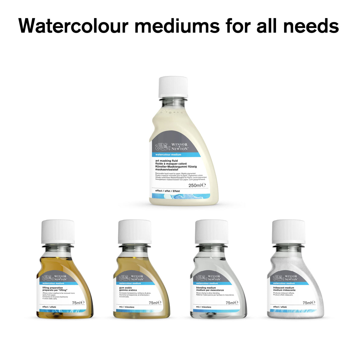 Winsor & Newton Watercolor Medium, Art Masking Fluid, 75ml (2.5-oz) bottle Winsor & Newton