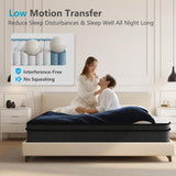 Crayan Queen Mattress, 10 Inch Hybrid Memory Foam Mattresses in a Box with Individual Pocket Spring for Motion Isolation & Silent Sleep, CertiPUR-US Crayan