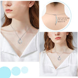 Oinsi Pet Cremation Jewelry For Ashes For Dog/Cat Paw Stainless Steel Memorial Locket Urn Necklace Inside Mini Case Keepsake Cremation Jewelry Women Men (Silver With Rose gold) Oinsi