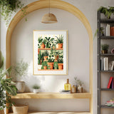 MEIYUDA Paint by Numbers Kit, Green Planes Paint by Numbers for Adults Beginners, DIY Potting Plants Acrylic Oil Painting by Number on Canvas for Gift Home Wall Decor 16x20in MEIYUDA