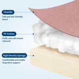 Tioutbot 360° Swivel Rocking Recliner Chair with Massage & Heat, Rocker Recliner with Vibration and Side Pocket for Living Room, Bedroom & Nursery Tioutbot