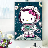 JYLMOOD Cartoon Diamond Painting Kits for Adults 5D Diamond Art Kits for Beginner,DIY Full Drill Diamond Rhinestone with Tools Accessories for Home Wall Decor Christmas 12x16inch JYLMOOD