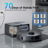 SHELIKI Robot Vacuum and Mop, 3-in-1 Robotic Vacuums Cleaner with LiDAR Navigation Smart Mapping & Max Strong 6000Pa Suction, WiFi/App/Alexa Voice Control, Obstacle Avoidance SHELIKI