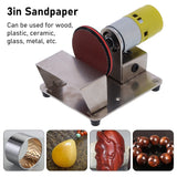 Electric Disc Grinder, Disc Combo Sander Polisher Sanding Machine 3in for Wood Plastic Glass AC 110‑240V Fafeicy