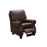 Abbyson Living Traditional Leather Pushback Recliner, Red Abbyson Living