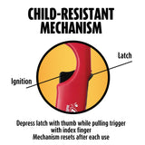 BIC Multi Purpose Lighter with Long Metal Wand, Classic Collection, Great Lighter for Candles, Grills and Fireplaces, 10 Count Pack of Lighters BIC