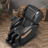 Massage Chair Full Body,Zero Gravity Recliner with Shiatsu Massage, Massage Recliner Chair with Airbags, Foot Massage, LCD Control, Waist Heater, Bluetooth,Suitable for 5.1-5.7Ft Height (Black) AOVOJRM