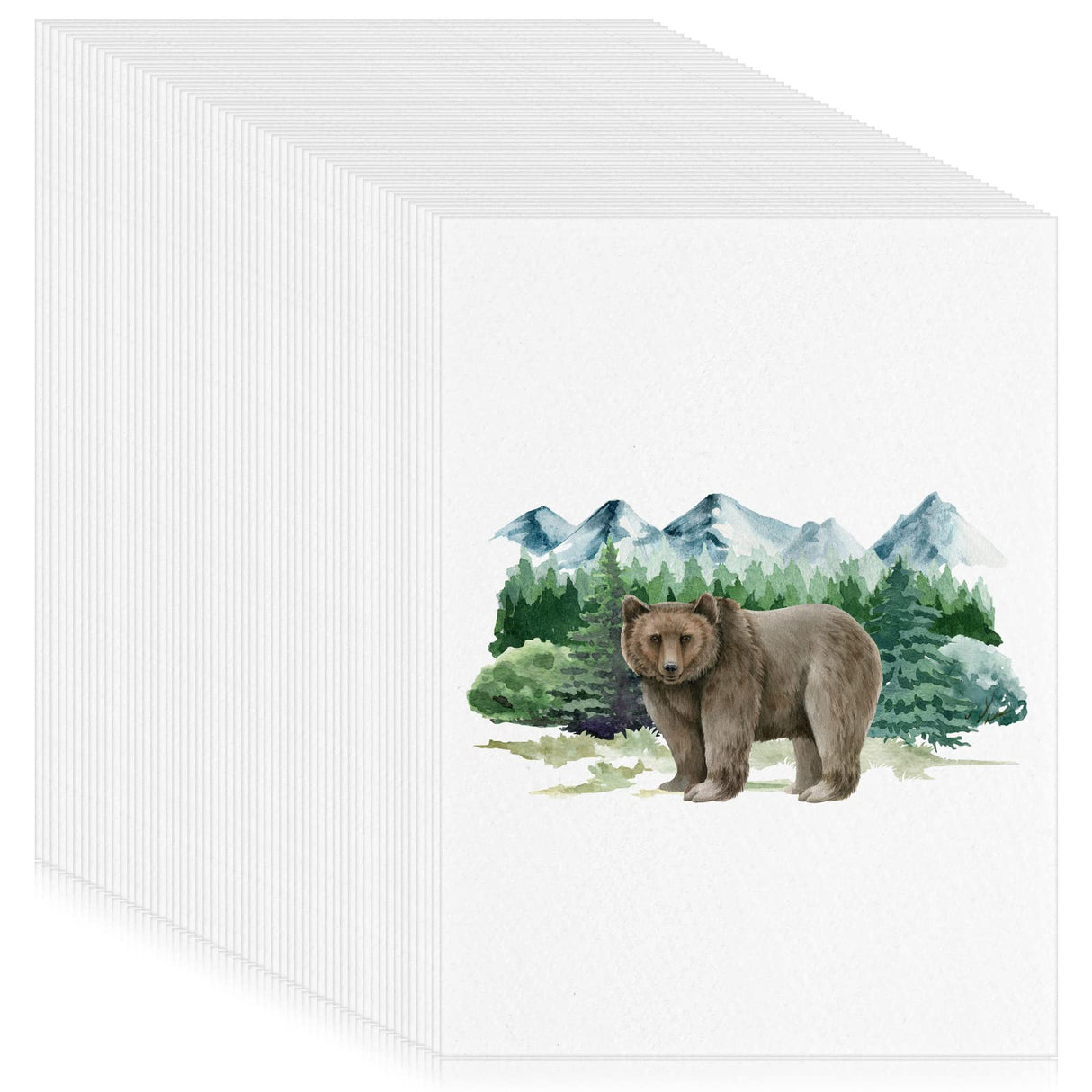 Sabary 500 Sheets Watercolor Paper White Art Paper 90 lb Water Color Paper for Artists Paint Paper Bulk Cold Press Pad for Painting Drawing Beginner Lover Artists Drawing Supplies (6 x 9 Inch) Sabary