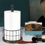 YINMIT Paper Towel Holder Countertop, Standing Paper Towel Roll Holder for Bathroom, Paper Towel Rack with Heavy Duty Wooden Base for Kitchen Counter, Fits Standard or Jumbo-Sized Rolls YINMIT