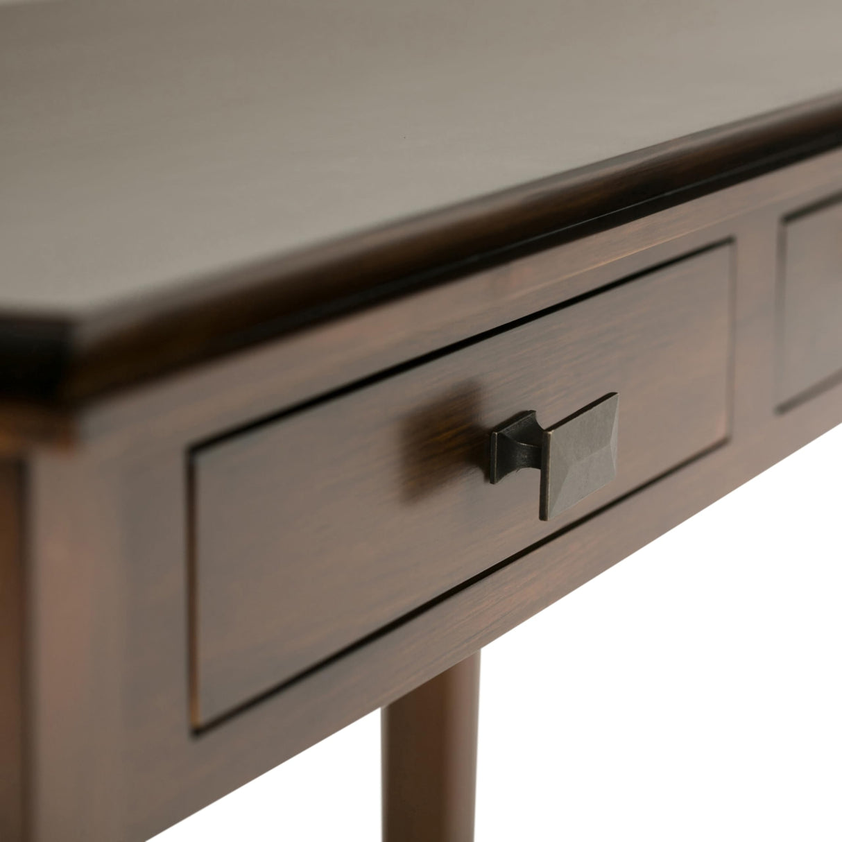 SIMPLIHOME Artisan SOLID WOOD 46 Inch Wide Transitional Console Sofa Table in Russet Brown, For the Living Room, Entryway and Bedroom SIMPLIHOME