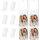 Weysat 18 Pcs Sublimation Money Card Blanks with Lipstick Money Holder Shaker Domes, Sublimation Money Card Holder Blanks for Christmas Thanksgiving DIY Cash Gifts(Round Hole) Weysat