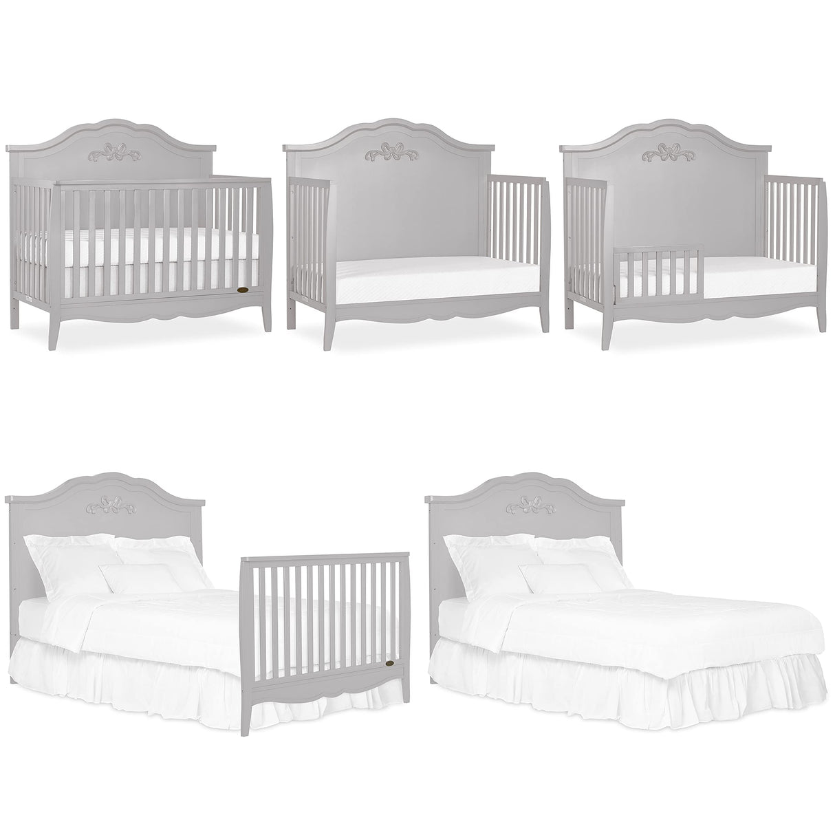 SweetPea Baby Jasmine 4-in-1 Convertible Crib Dream On Me