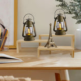 Yikaroeli Display Risers-3 Tier Wood Risers Decorative Rectangular, 6-piece Set Display Stands Arranging and Showcasing your favorite items(Nature) Yikaroeli