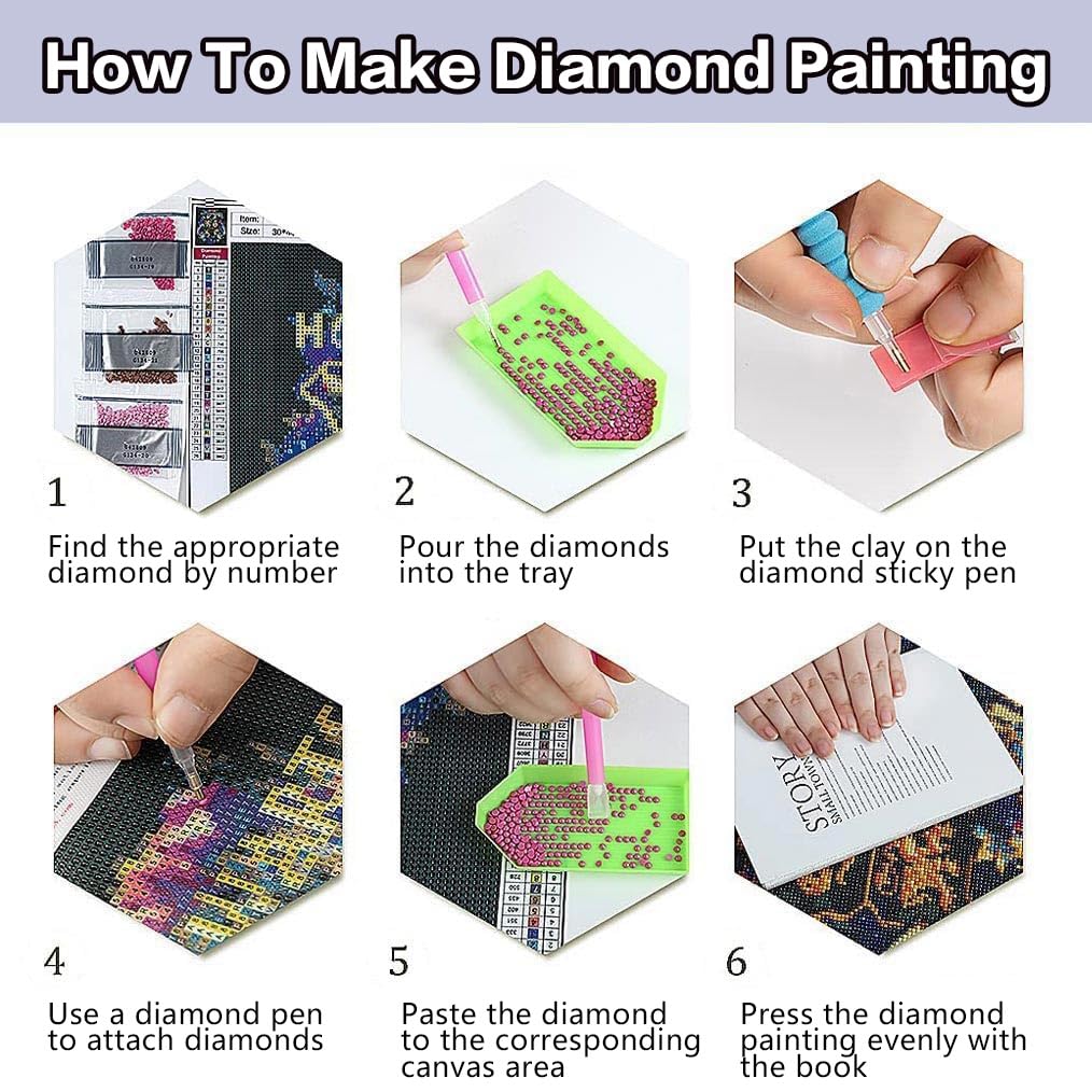 Cat Diamond Art Kits for Adults - Cute Cat Diamond Painting Kits for Adults Beginners,5D Full Drill Diamonds Arts Crafts for Home Wall Decor 12x16 Inch Generic