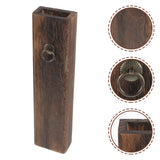 Wood Wall Pocket Vase Wood Wall Planter for Dried Flowers and Artificial Greenery Indoor Plants Holder Indoor Wall Planter Wooden Pocket Vase Modern Farmhouse Wall Decor IMIKEYA