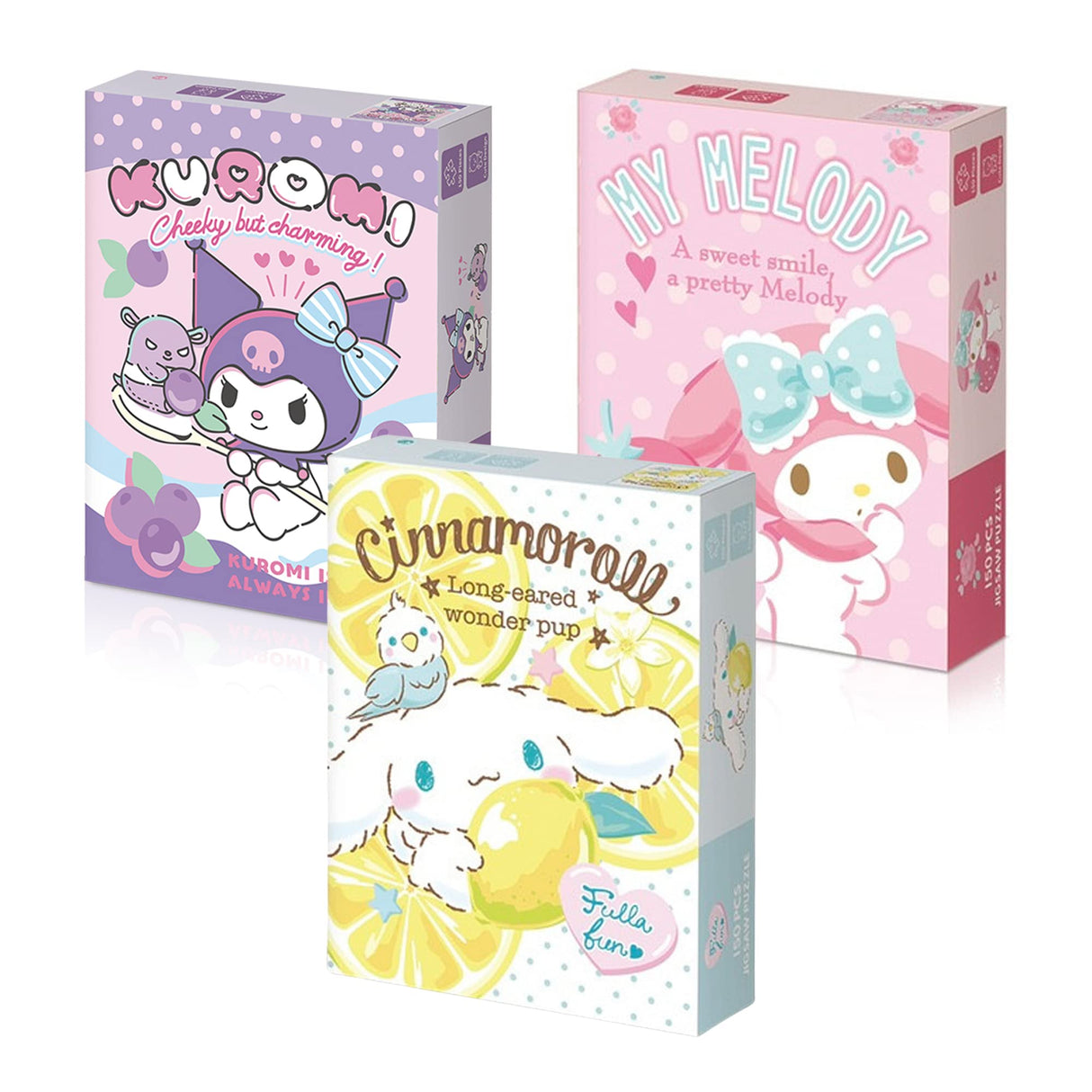 Jigsaw Puzzle My Melody 150pcs - Games for Family Bonding, Boosting Cognitive Skills, and Stress Relief - Animated Characters, Premium Quality Materials, Challenging Puzzle Experience MENBLY