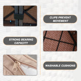 Outdoor Patio Furniture Set with Fire Pit Table, 13 Pieces Outdoor Furniture Set Patio Sectional Sofa w/42in Propane Fire Pit, PE Wicker Rattan Patio Conversation Sets - Grey Grezone