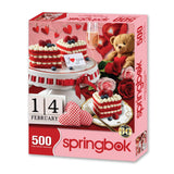 Springbok Valentines Day 500 Piece Jigsaw Puzzle for Adults and Families - Greaty Family Game Night Activity - Unique Precision Fit Pieces - Made in The USA Springbok