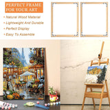 2 Set 16"X 20" DIY Wood Canvas Stretcher Bars,Removable Canvas Frames Kit,Lightweight Sturdy Stretcher Frames for Oil Painting,Diamond Painting,Canvas Painting and Needle Arts Supplies (16in*20in) BROTOSPAC