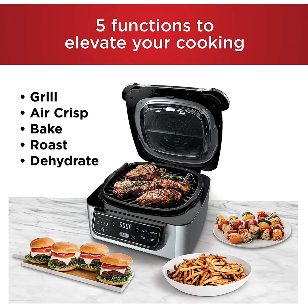 Ninja Foodi 4qt 5-in-1 Indoor Grill and Air Fryer - AG301 Ninja