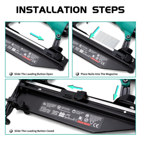DOTOOL Finish Nailer 16GA 1-inch to 2-1/2-inch Finish Nails Pneumatic Nail Gun with Tool-Free Depth Adjust Dotool