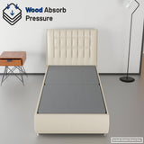 Spinal Solution Wood Split Bunkie Board/Slats,Mattress Bed Support,Fits Standard, Twin, Grey Spinal Solution