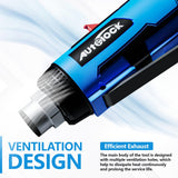 Autolock 1/4” Straight Air Die Grinder, 25000 RPM Pneumatic Die Grinder Tools with 1/4 Inch & 1/8 Inch Collets, Rear Exhaust Autolock
