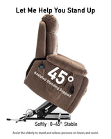 HBUI Lift Chair/Lazy boy Recliner Chair with Cupholder/Power Lift Recliner Chair for Elderly， Electric Recliner/Big and Tall Recliners for People Up to 6'2"/350lb Range HBUI