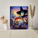 DIYPAINTING 5D Diamond Art Painting by Number Kits Wizard Movie of Oz 16X20 Painting Cross Stitch Full Drill Crystal Rhinestone Embroidery Pictures Arts Craft for Home Wall Decor Generic