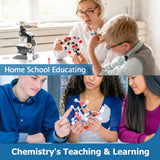 YCHOULEK Molecular Model Kit, 444 Pcs Organic Molecular Chemistry Set, Atom Element Model Kit for Lessons in Chemistry, Molecular Structures Building kit, Ochem Science Gift for Teachers and Students YCHOULEK