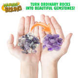 Nature Bound Starter Rock Tumbler Kit for Kids– Includes Rough Gemstones, Polishing Grits, Jewelry Fastenings, and Instructions – Great STEM Science Kit for The Future Geologist, Boys & Girls Ages 8+ Nature Bound