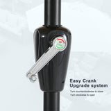 MASTERCANOPY Patio Umbrella for Outdoor Market Table -8 Ribs (9ft,Turquoise) MASTERCANOPY