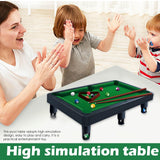 Mini Pool Table Game, Cat Billiard Table, Including Game Ball, Mother Ball, Tripod, etc., Portable Pool Set, Suitable for Family Parent-Child Games, The Best Gift for Pet Cats (A) FUOOO