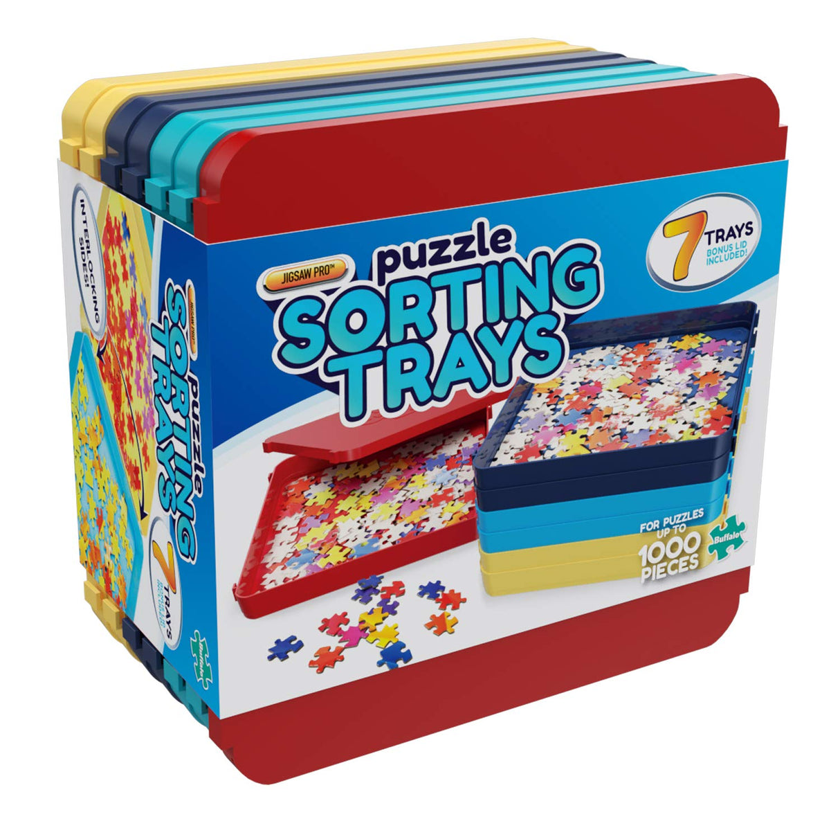 Buffalo Games - Puzzle Sorting Trays - 7 Count (Pack of 1) Buffalo Games