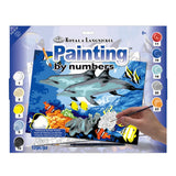 Royal & Langnickel PJS24 Painting by Numbers Junior Small Art Activity Kit, Dolphins Royal & Langnickel