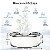 Amoybaby Silk Pearl White PLA Filament 1.75mm, Shiny Silk PLA Clog-Free 3D Printer Filament, Dimensional Accuracy +/- 0.03mm, 1kg(2.2lb), Fits for Most FDM 3D Printers Amoybaby