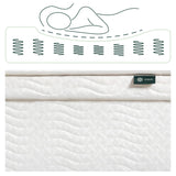 ZINUS 12 Inch Foam and Spring Hybrid Mattress [New Version], Twin, Fiberglass Free, Medium Firmness, Durable Support, Certified Safe Foams & Fabric, Mattress in A Box ZINUS