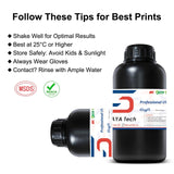 Siraya Tech Craft Ultra-Clear 3D Printer Resin - High Transparency, Non-Yellowing, 405nm Rapid Curing for LCD/DLP/8K 3D Printers, Designed for Craft Projects (1kg, High Clear) Siraya Tech