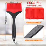 Large Silicone Basting Pastry Brush - 3.95inch Extra Wide Silicone Basting Brush for Grilling,Heat Resistant Brushes Spread Oil Butter Sauce for Cooking Baking BBQ,Dishwasher Safe,Set of 2 Tuyotue