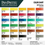 PanPastel Artist Pastels by GOLDEN, Painting Set, 30 Color, Professional Artist Pastels, Unique Pan Format (cake-like) PanPastel